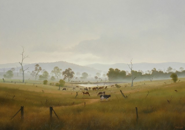 Appraisal: Joseph Ambrose Frost born Rising Mist Near Picton oil on