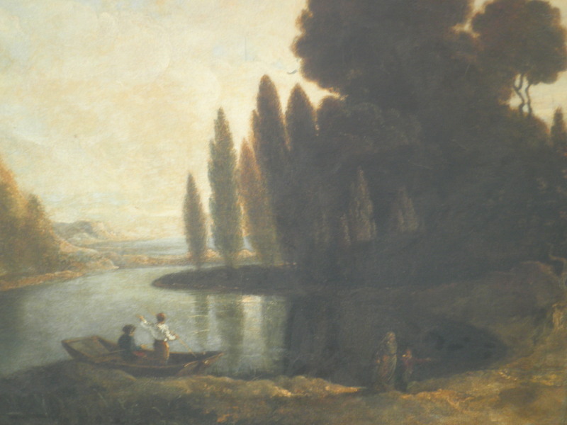 Appraisal: Follower of Richard Wilson - Two boys in a punt