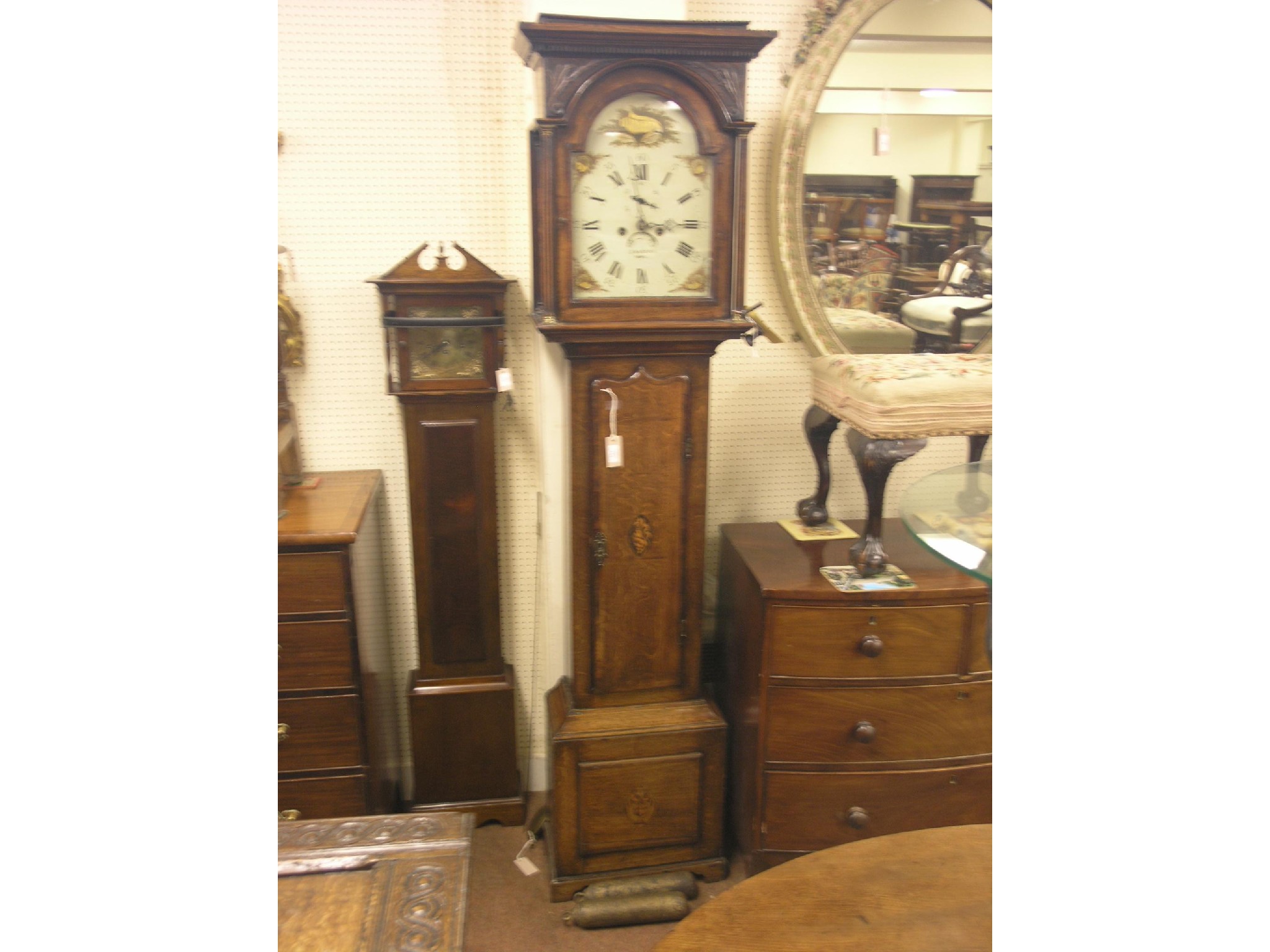 Appraisal: A George III oak -day longcase clock by J Hancock