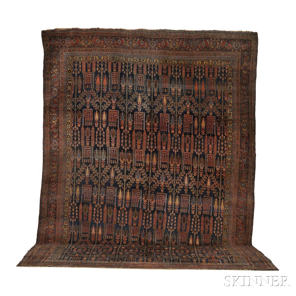 Appraisal: Bidjar Carpet Northwest Persia early th century the midnight blue