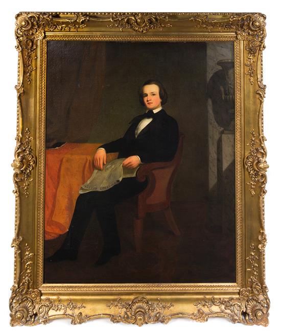 Appraisal: Sale Lot Artist Unknown American th Century Portrait of a