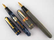 Appraisal: A Unique fountain pen side lever circa in shades of