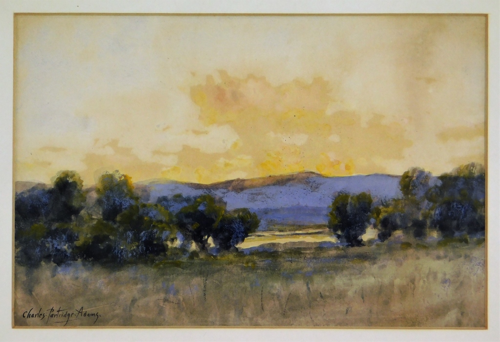 Appraisal: CHARLES P ADAMS CALIFORNIA LANDSCAPE PAINTING Colorado California Massachusetts -