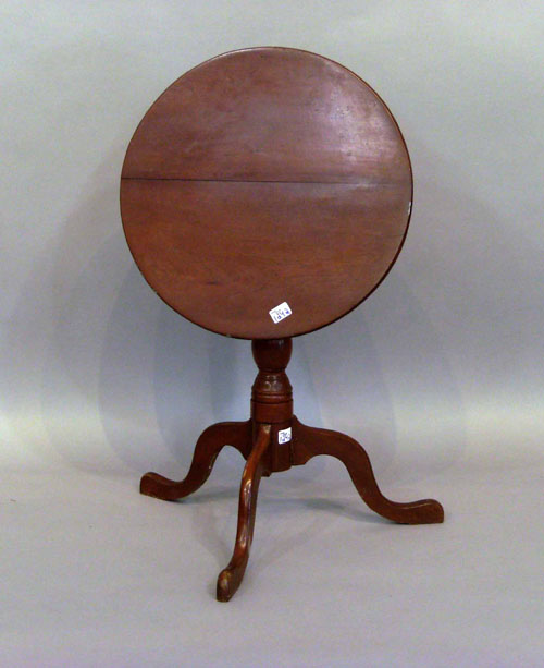 Appraisal: Cherry candlestand th c h w