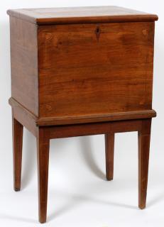 Appraisal: AMERICAN SOUTHERN CHERRY SUGAR CHEST TH C SCOTTISH MAHOGANY SIDEBOARD