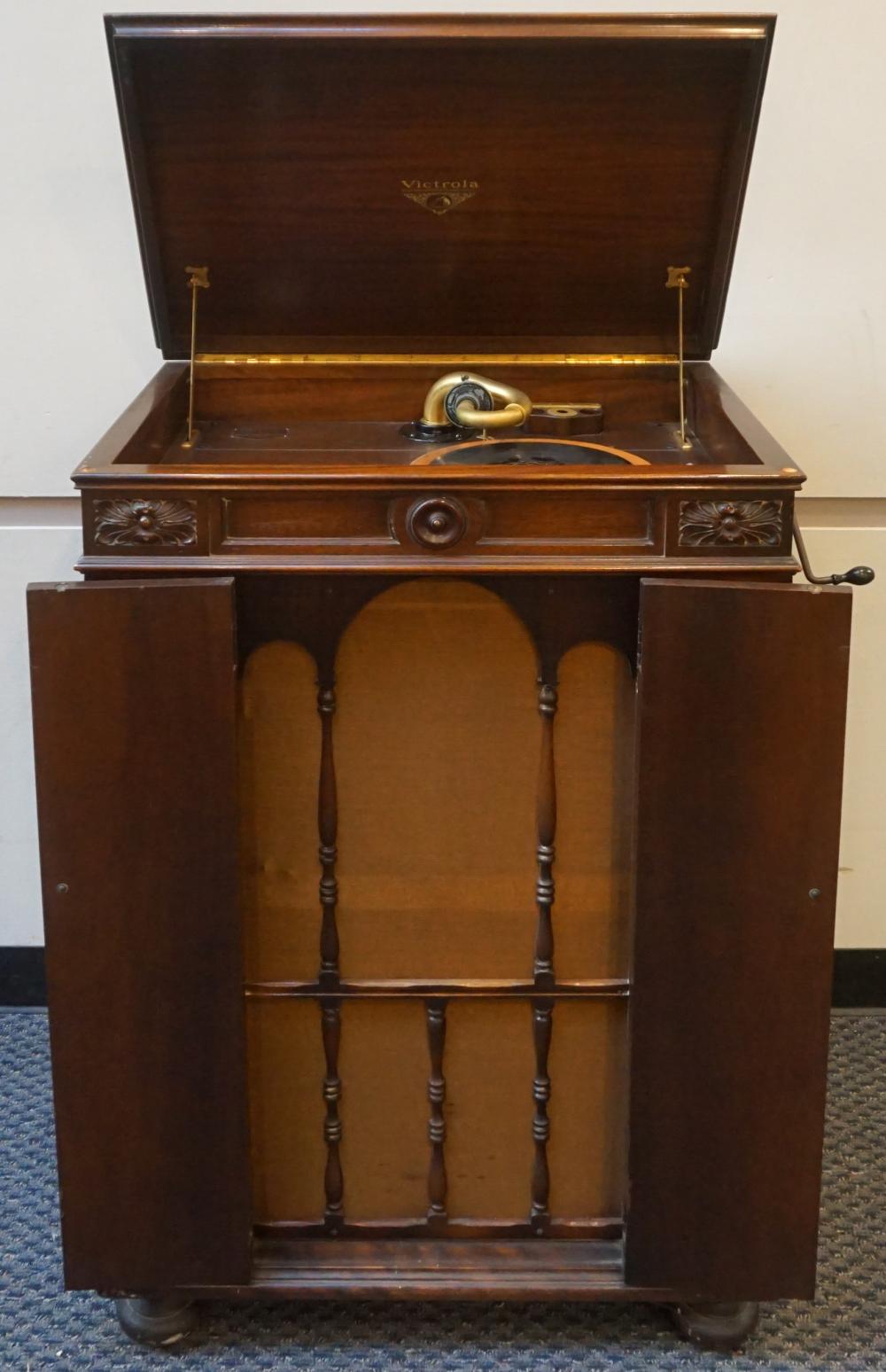 Appraisal: VICTOR MAHOGANY VICTROLA CREDENZA X X IN X X CM