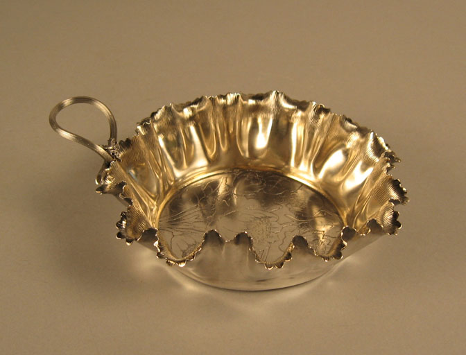 Appraisal: American sterling silver candy dish wood hughes new york circa