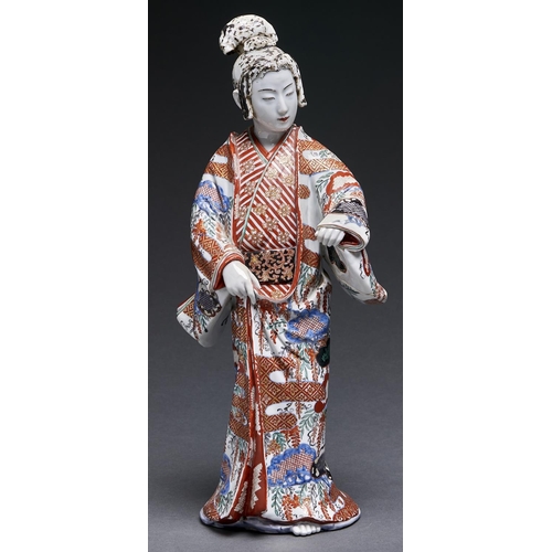 Appraisal: A Japanese Imari figure of a bijin Meiji period her