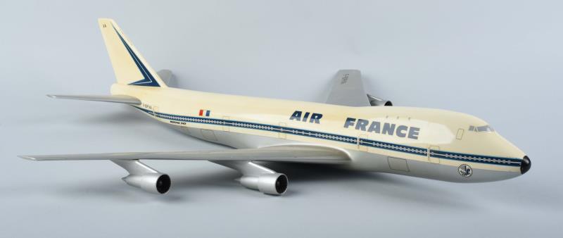 Appraisal: Air France Boeing Travel Agency Display Model This model plane