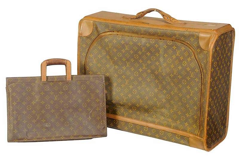 Appraisal: Two Vintage Louis Vuitton Cases by French Co American late