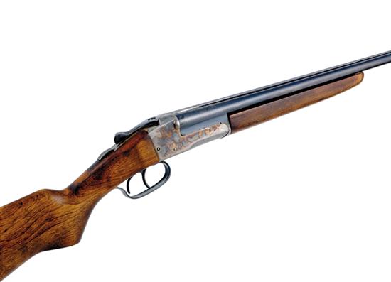 Appraisal: J Stevens model -gauge SxS shotgun circa hammerless boxlock action