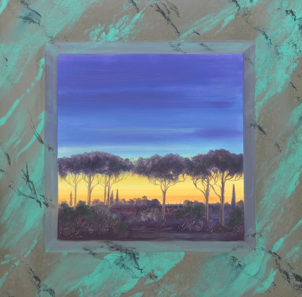 Appraisal: JO-ANN LOWNEY AMERICAN B x Golden Sunset Oil on wood