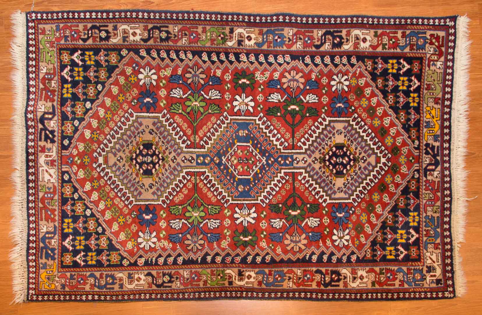 Appraisal: Persian Yelameh rug approx x Iran circa Condition Needs to