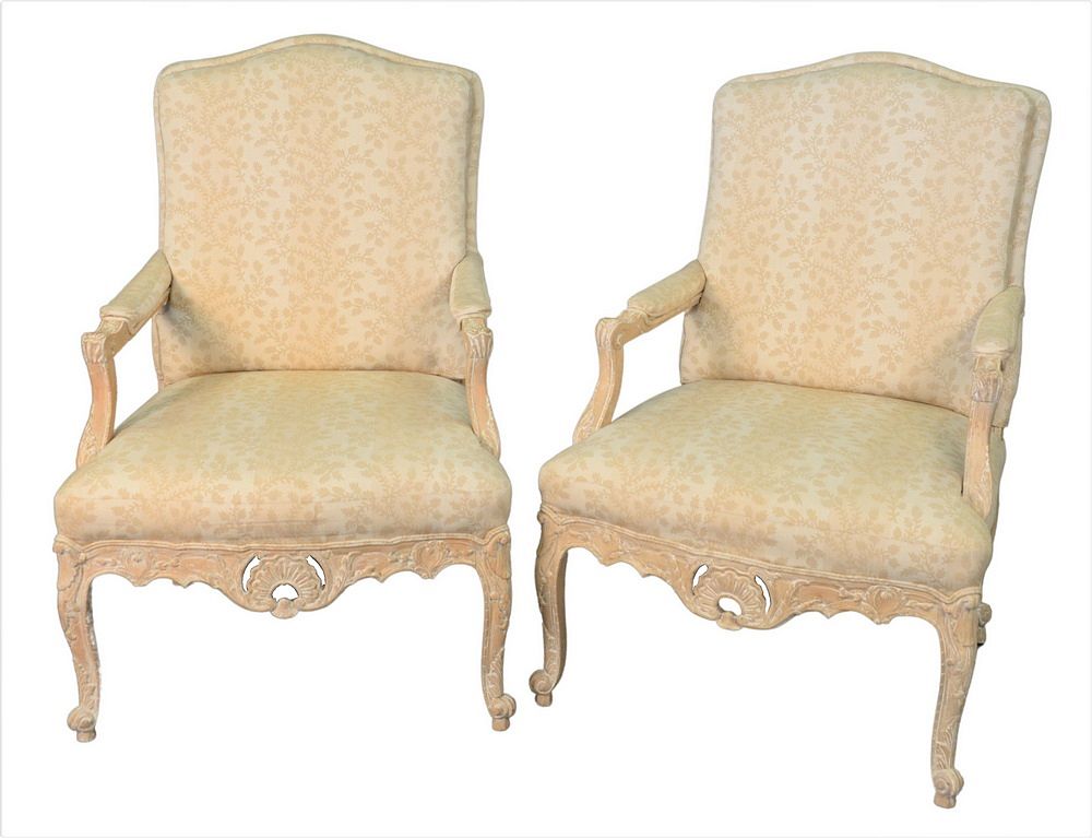 Appraisal: Pair of Michael Taylor Designs Inc San Francisco Chairs Louis