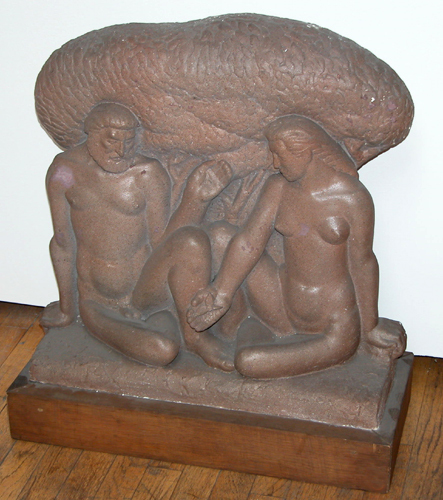 Appraisal: Art Deco Nude Man and Woman Early to Mid th