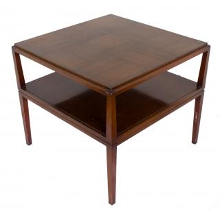 Appraisal: Tommi Parzinger By Charak Patchwork Table Two-tier Tommi Parzinger patchwork