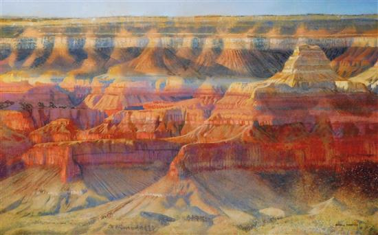 Appraisal: Merrill Mahaffey American b oil on canvas View from Point