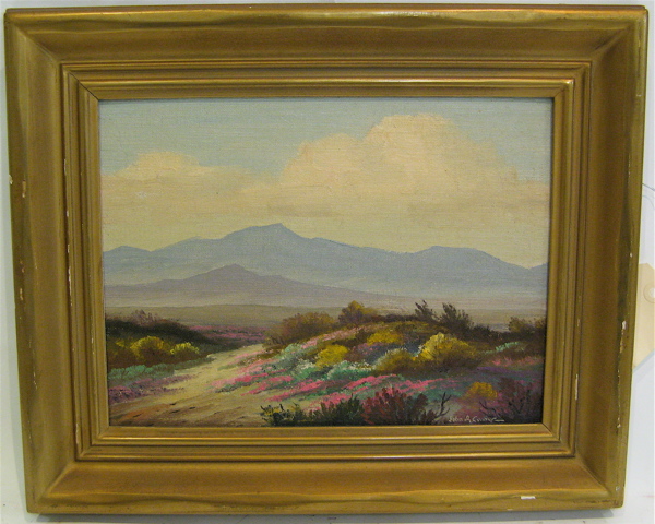 Appraisal: JOHN ANTHONY CONNER OIL ON PANEL Eagle Rock California -