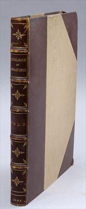 Appraisal: OF AUTHOR'S COPY WILLIAMSON G C CATALOGUE OF THE COLLECTION