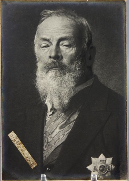 Appraisal: Photograph of gentleman with beard x good condition Provenance property