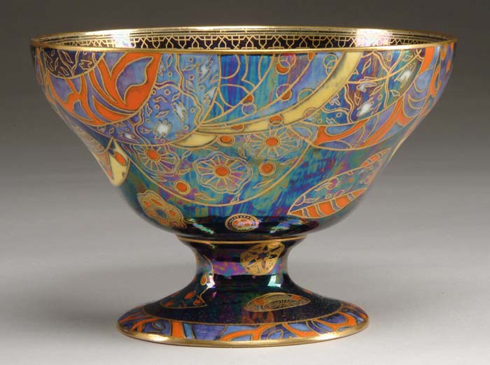 Appraisal: WEDGWOOD FAIRYLAND LUSTRE LAHORE BOWL Wonderful Wedgwood Fairyland Lustre Melba