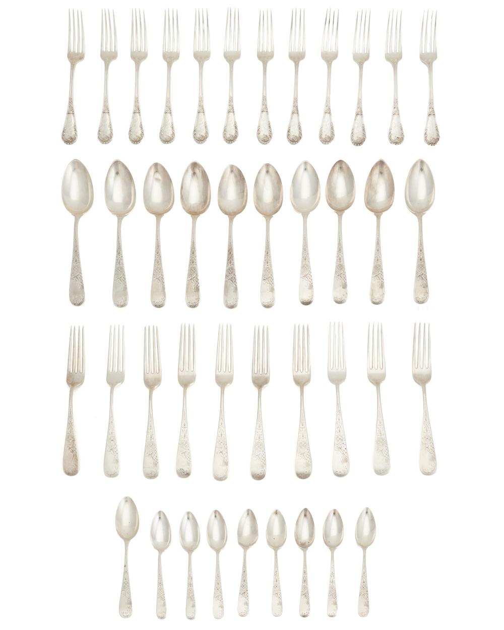 Appraisal: A collection of Duhme Co sterling silver flatware Fourth-quarter th