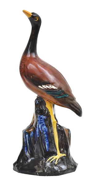 Appraisal: GRACE SECCOMBE ACT C - WATER BIRD FIGURINE SPILL VASE