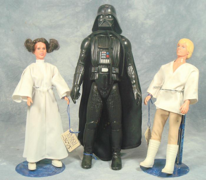 Appraisal: Vintage Kenner Star Wars Action figures inch tall dolls vinyl