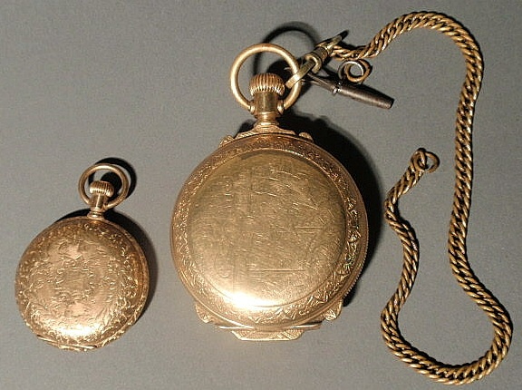 Appraisal: Gold filled hunter cased pocket watch by Illinois Watch Co