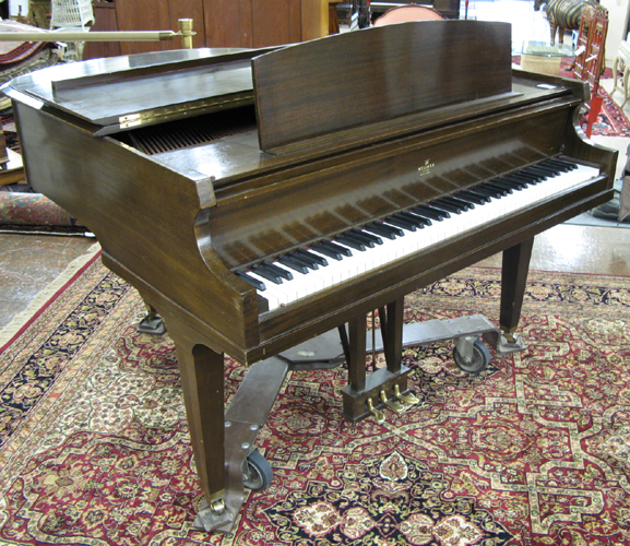 Appraisal: A MAHOGANY BABY GRAND PIANO Wegman Pianos New York serial