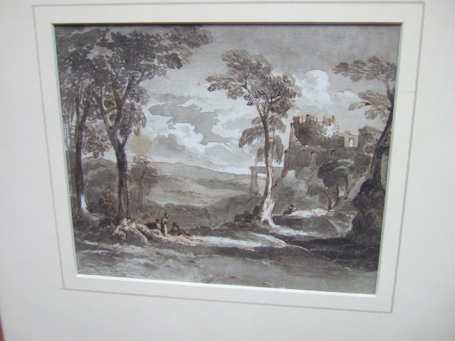 Appraisal: Francis Oliver Finch - Classical landscape sketch pen and sepia