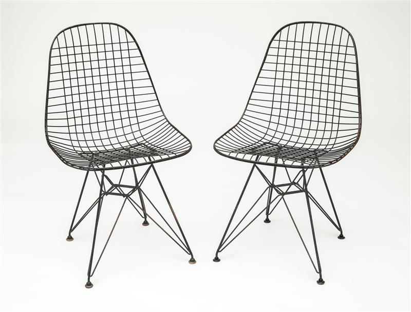 Appraisal: Pair of Side Chairs Charles and Ray Eames for Herman