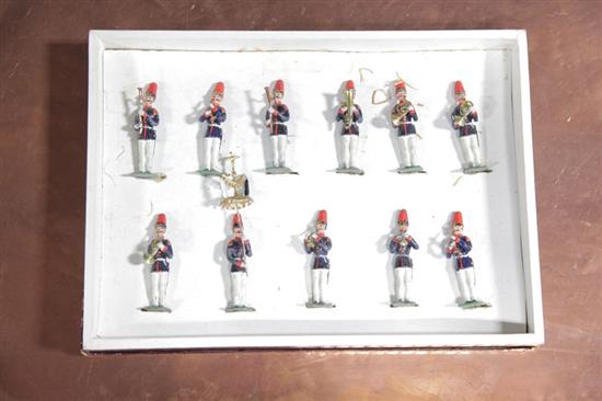 Appraisal: HEYDE PRUSSIAN FOOTGUARDS BAND WITH BOX By Georg Heyde Dresden