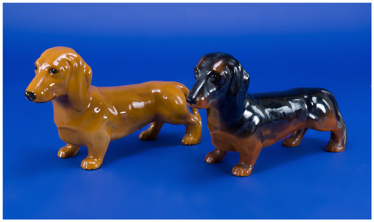 Appraisal: Beswick Animal Figures in Total Dachshund Standing Model No Figure