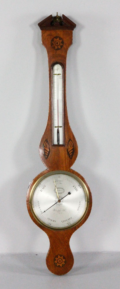 Appraisal: - th C English Barometer th century English barometer A