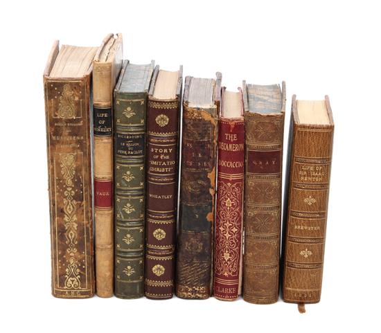 Appraisal: Sale Lot COLLECTION OF LEATHER BINDINGS Rolland Romain MUSICIENS D'AUTREFOIS