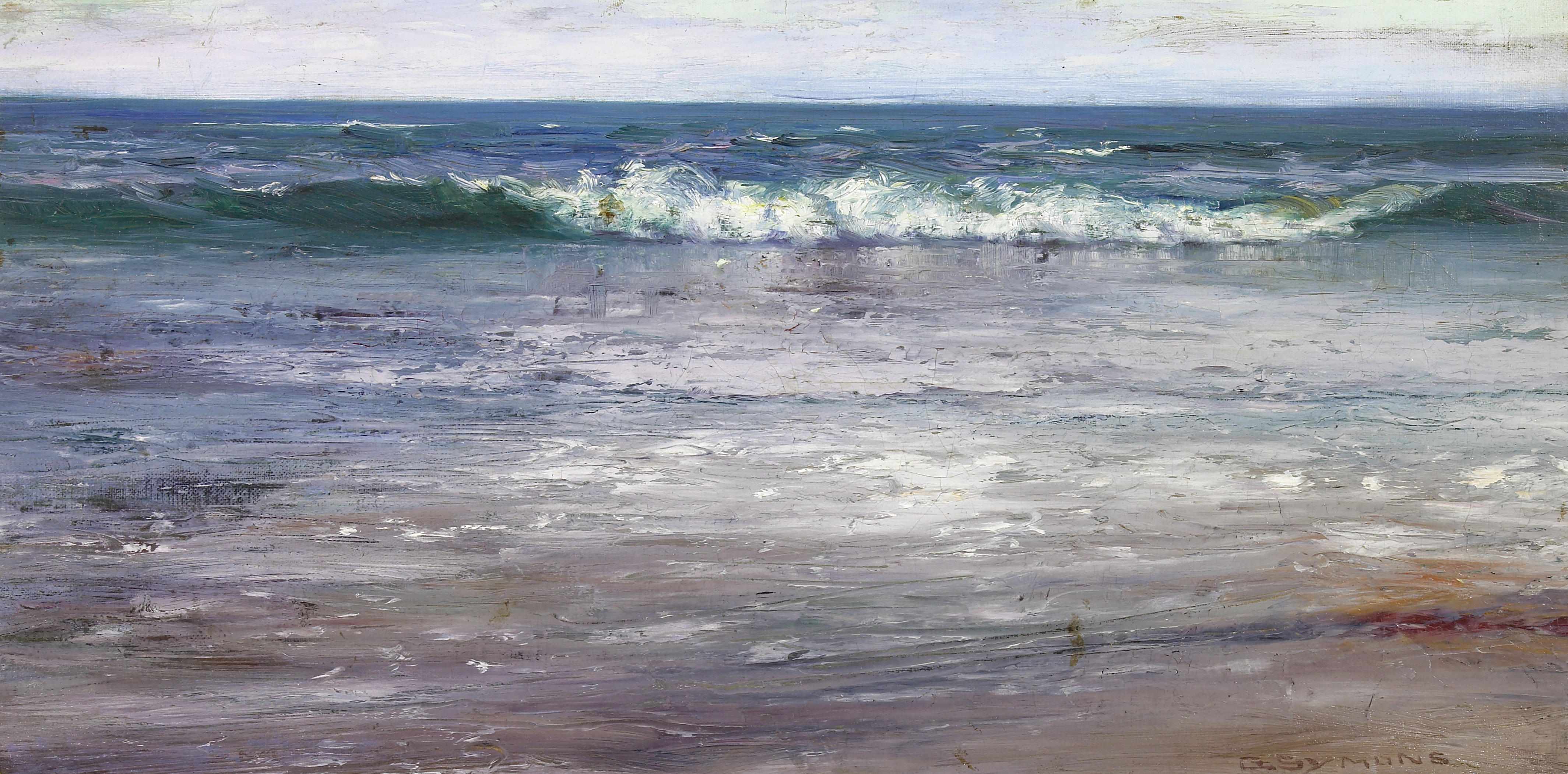 Appraisal: George Gardner Symons American - Breaking waves along a shore