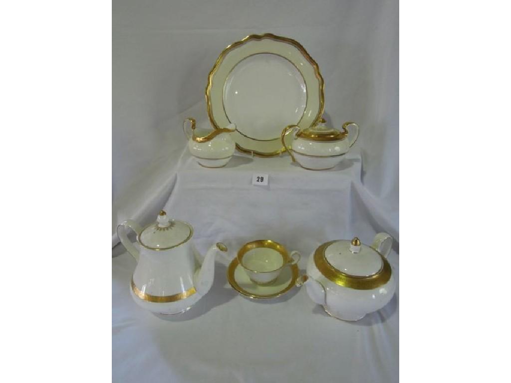 Appraisal: A quantity of Wedgwood Ascot pattern tea and coffee wares