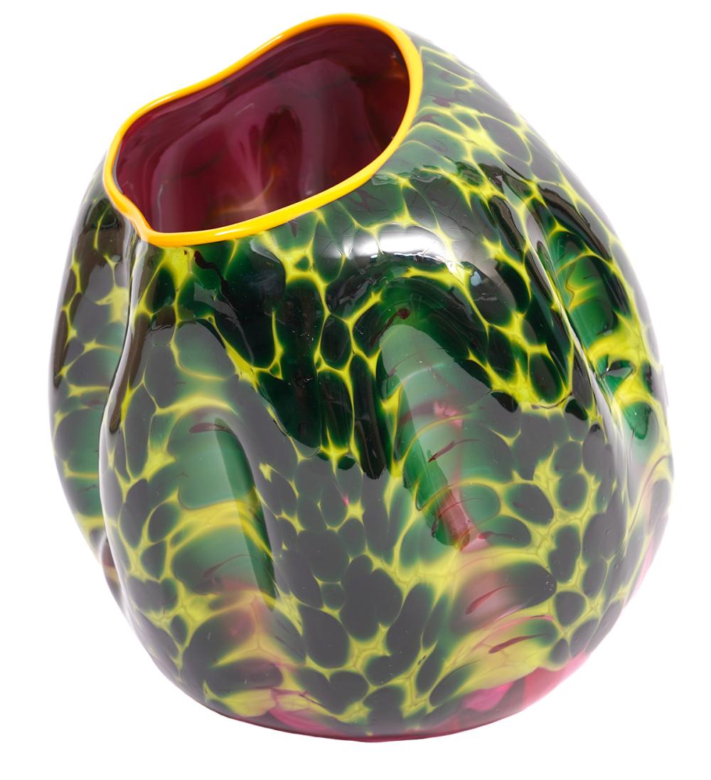 Appraisal: DALE CHIHULY 'SUNSET MACCHIA' GLASS SCULPTUREDale Chihuly American Born Chihuly