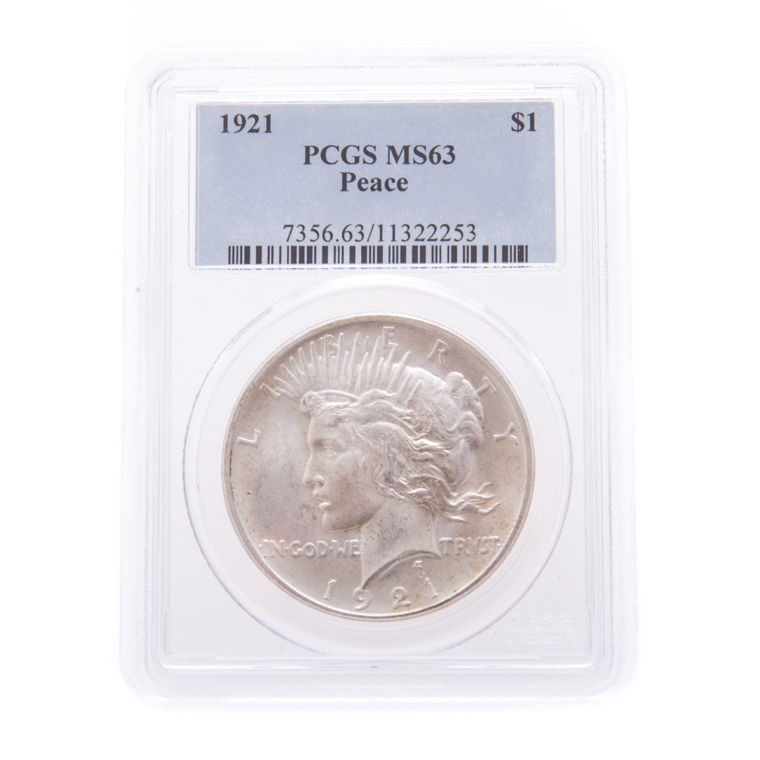 Appraisal: US Peace Dollar PCGS MS Peace Dollar PCGS MS -The