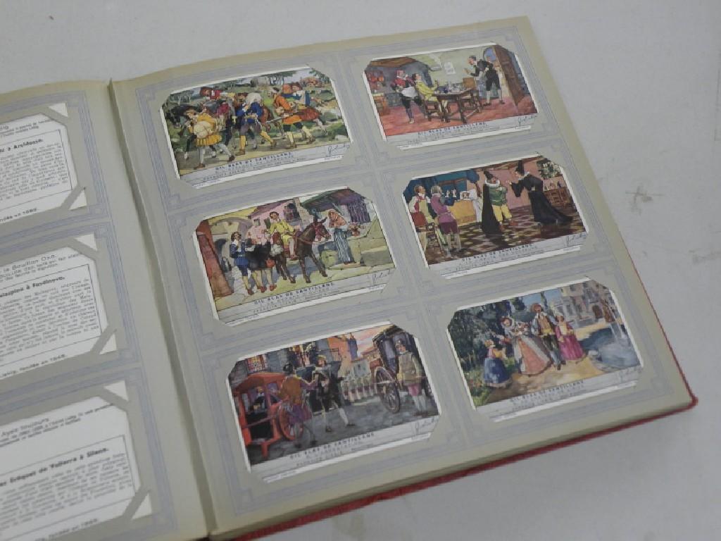 Appraisal: An album containing a quantity of Liebig chromos cards