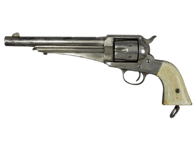 Appraisal: Remington cal sn Nickel plated with - original nickel remaining