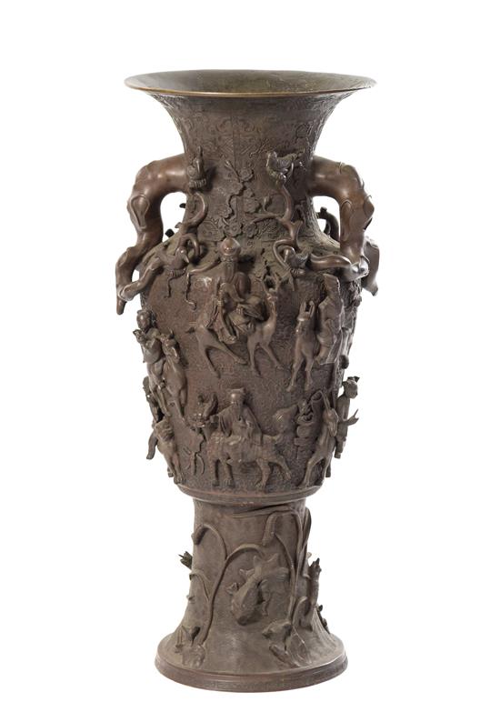 Appraisal: Sale Lot A Large Chinese Bronze Vase th th century