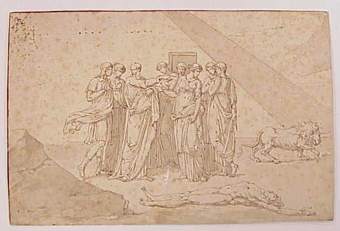 Appraisal: Circle of Gasparo Diziani Venetian - Death of St Jerome