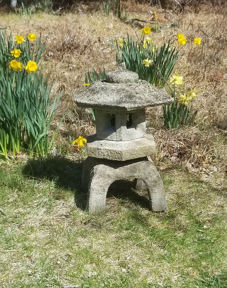 Appraisal: Poured Stone Pagoda Garden Sculpture Poured Stone Pagoda Garden Sculpture