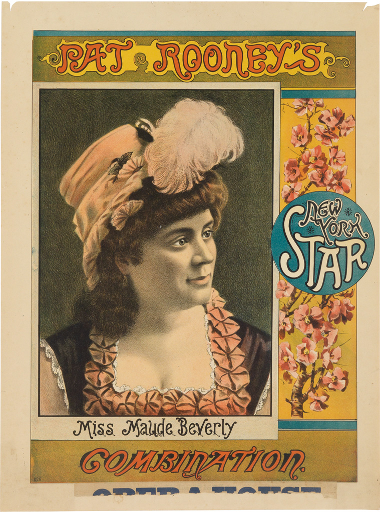 Appraisal: DESIGNER UNKNOWN PAT ROONEY'S NEW YORK STAR MISS MAUDE BEVERLY