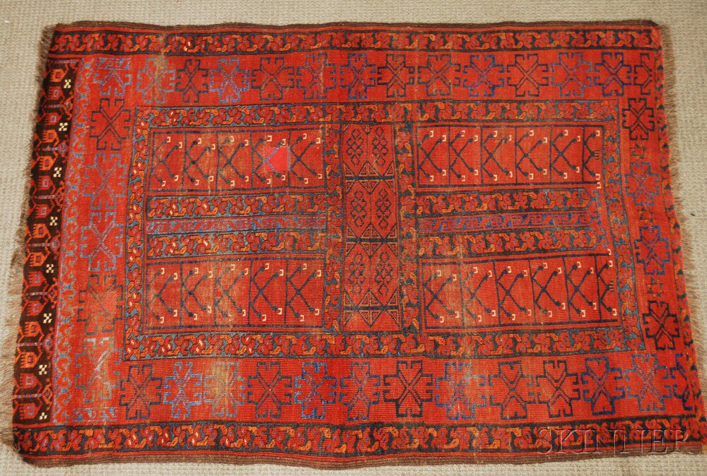 Appraisal: Ersari Engsi West Turkestan early th century missing approximately half