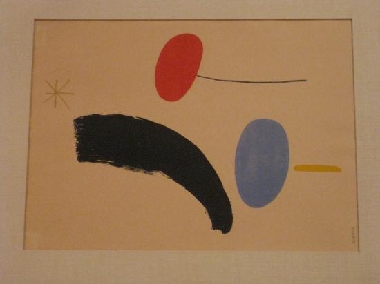 Appraisal: JOAN MIR Parler Seul Color lithograph x mm x inches