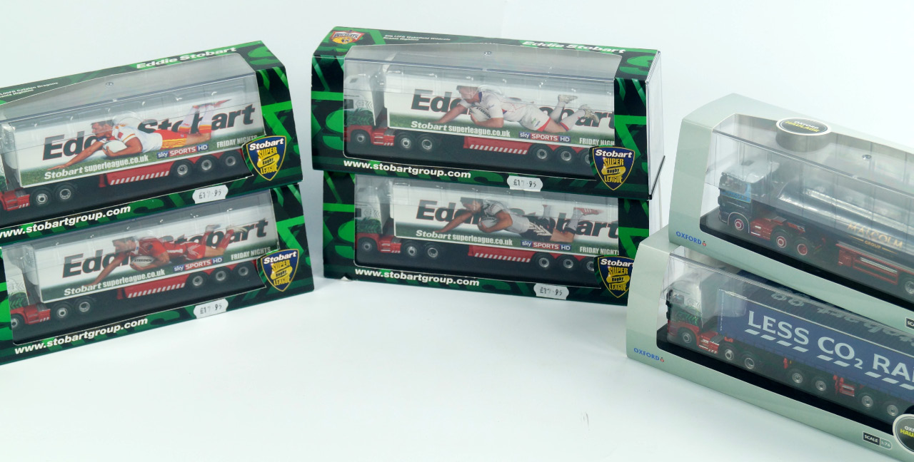 Appraisal: Oxford scale diecast Eddie Stobart four Stobart Superleague tractor and