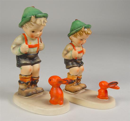 Appraisal: Two Hummel Figurines - Sensitive Hunter Mold with the -